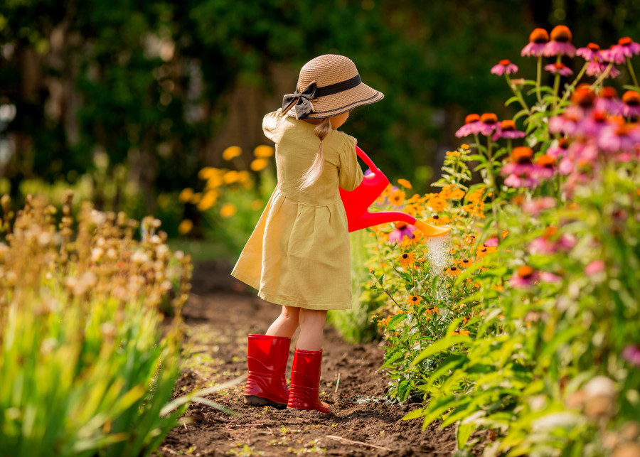 Ogród jest idealnym miejscem dla dzieci